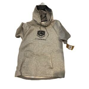 Evoshield General Gray Short Sleeve Hoodie Mens Large